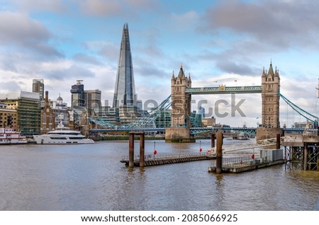 Tower Bridge in London, United Kingdom.