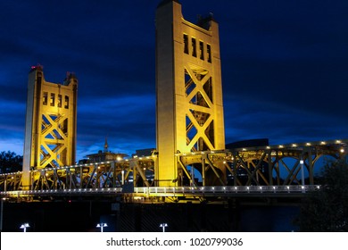 Tower Bridge In Sacramento, CA