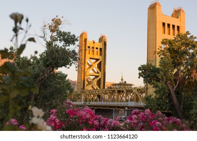 Tower Bridge In Sacramento, CA