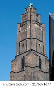 Tower In The Cathedral Of All Saints In Gliwice. Historical And Tourist Attractions In Poland