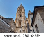 Tower of the Cathedral of San Salvador of Oviedo. Asturias, Spain, Europe