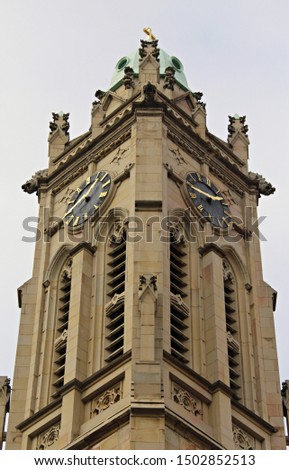Tower clock in Downtown Cincinnati