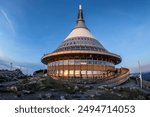 Ještěd tower in Jizerske mountains (czech republic) Liberec