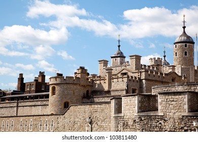 Tower Of London Architecture , Close Up England UK