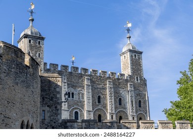 Tower of London medieval stone fortress exterior - Powered by Shutterstock