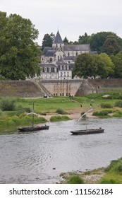 The Tower Of The Main Facade Of The Castle Of Clos LucÃ?Â¨Ã?Â¨, In The Ancient Village Of Amboise, Loire Valley