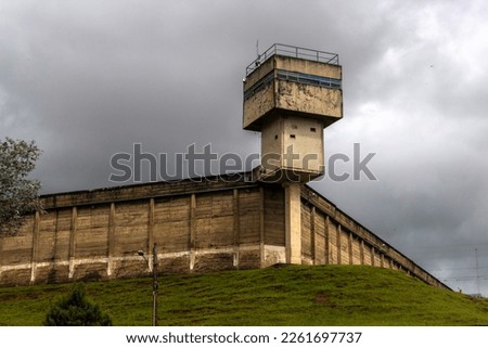 Tower of the Penitentiary in the city of Avaré, located in the state of São Paulo, Brazil.
