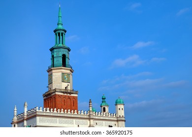 The Tower Of The Renaissance Town Hall In Poznan