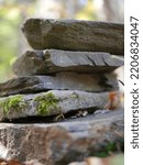 Tower of Rocks in the Forest 