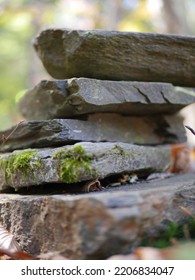 Tower of Rocks in the Forest 