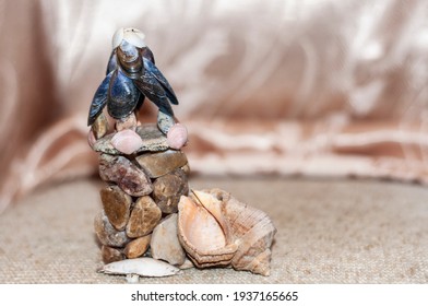 Tower Of Seashells And Sea Stones