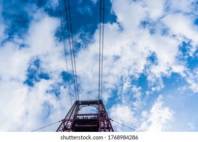 A tower view from the bottom