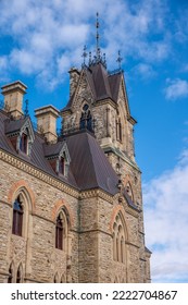 Tower Of The West Block On Canada's Parliament Hill.