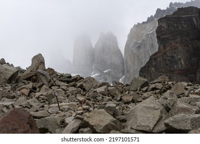 The Towers Of The Cordillera Paine In Torres Del Paine National Park 