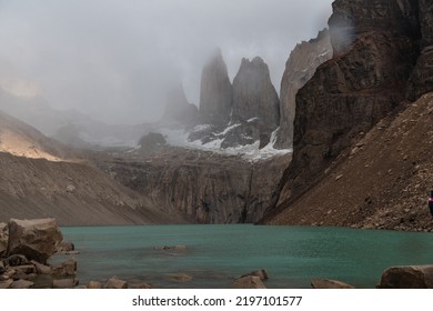 The Towers Of The Cordillera Paine In Torres Del Paine National Park 