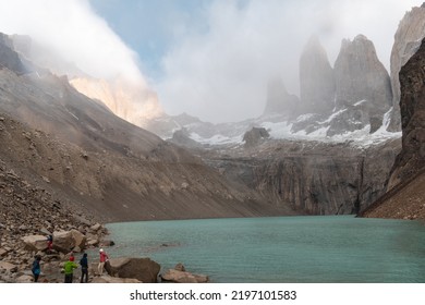 The Towers Of The Cordillera Paine In Torres Del Paine National Park 