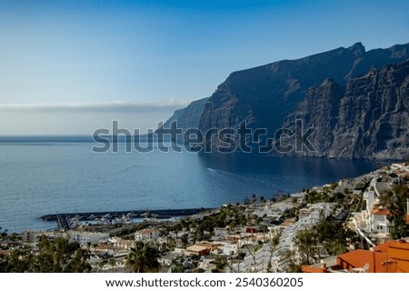 The Town Beneath the Giants: Cliffs and Ocean View