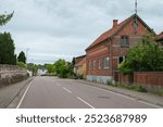 town of Borre on island of Mon in Denmark