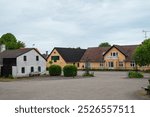 town of Borre on island of Mon in Denmark