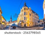 Town of Bruck an der Mur colorful street view, Styria state of Austria