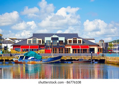 Town Carrickfergus On The Northern Shore Of Belfast Lough In Northern Ireland