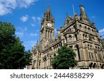 Town Hall, Albert Square, Manchester, England, United Kingdom, Europe