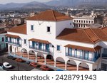The town hall building, santiago de cuba, cuba, west indies, central america