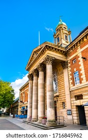 Town Hall Of Peterborough In Cambridgeshire, England