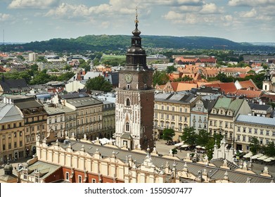 Town Hall Tower And Old Cloth Market In Krakow