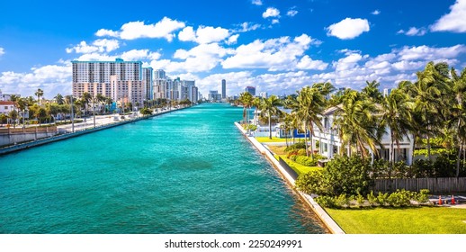 Town of Hollywood waterfront panoramic view, Florida, United states of America - Shutterstock ID 2250249991