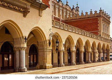 Town Market Square Sukiennice In Krakow