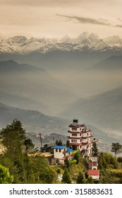 Town In Nagarkot Nepal