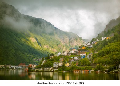 Town Of Odda, Norway