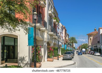 The Town Scape Of West Palm Beach, Florida