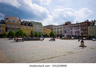 Town square of Trutnov - Czech Republic