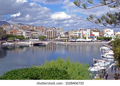 Town View Of Crete, Greece