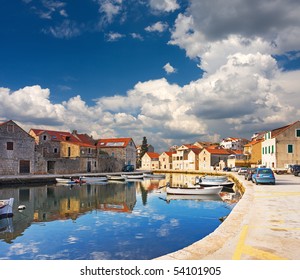 Town Vrboska, Croatia