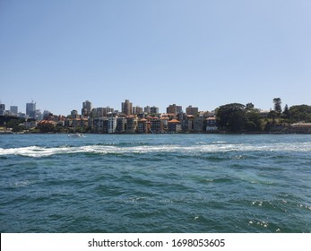 Townhouses Over Pacific Ocean, Sydney Harbor, Australia