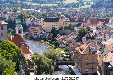 Townscape of Cesky Krumlov, Czech Republic