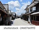 The townscape of Tanba Sasayama, where traces of the Edo period remain