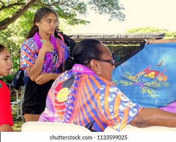 TOWNSVILLE, AUSTRALIA - July 13, 2018. NAIDOC Week Is A Celebration Of Significant Reconciliation And Closing The Gap Process Between Indigenous And Non Indigenous People By Promoting Understanding, A