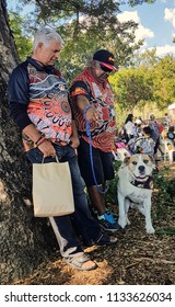 TOWNSVILLE, AUSTRALIA - July 13, 2018. NAIDOC Week Is A Celebration Of Significant Reconciliation And Closing The Gap Process Between Indigenous And Non Indigenous People By Promoting Understanding, A