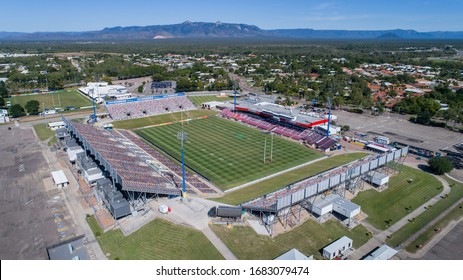 Townsville, Queensland / Australia - 08 June 2017: 1300 Smiles Stadium, Former Home Of The North Queensland Cowboy