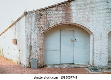 Townsville, Queensland / Australia - August 9 2019 : Gun Store No.2 At Jezzine Military Barracks, Far North Queensland Army Memorabilia 