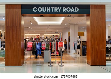 Townsville, Queensland, Australia - June 2020: Country Road Store In Stockland Shopping Centre Open For Business