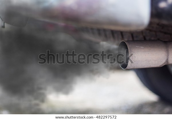 Toxic Fumes That Released By Car Stock Photo (Edit Now) 482297572