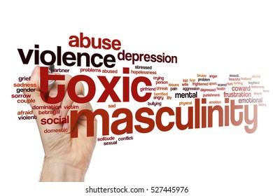 Toxic Masculinity Word Cloud Concept