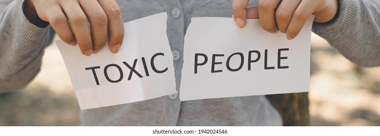 Toxic People , Self Development Concept