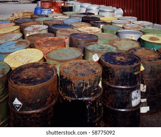 Toxic Waste Drums