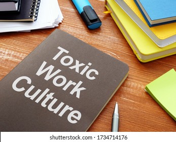Toxic Work Culture is shown on the business photo